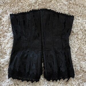 Frederick's of Hollywood Black Corset